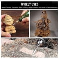 thumbnail image 3 of Wood Carving Rotary Tool Bit Set, 5 Piece Wood Carving Bits With 1/8" Shank For Carving, Drilling And Sanding, 3 of 4