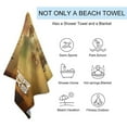 thumbnail image 3 of Outer Banks Season Beach Towel Microfiber Soft Absorbent Quick-Dry Bath Towel 130x80cm for Bathroom Shower Guests Pool Swimming Camp Holiday Gym for Kid Adult, 3 of 8