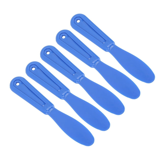 Plastic Plaster Spatulas, Splashing Reduce Multifunctional Easy To Clean Mixing Knife for For Impression Material Alginate Dark Blue