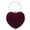 Purple, variant on Women's Clutch Bag Fashion Heart Purses Top Handle Cute Handbags Wallet for Ladies Shopping Travel Wedding Party Banquet Red