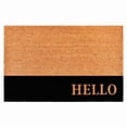 thumbnail image 3 of Calloway Mills 104862436 24 x 36 in. Hello Black Stripe Rectangular Doormat, Natural, 3 of 3