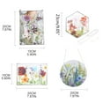 thumbnail image 6 of MOMOJIA Acrylic Frame Pressed Flowers Hanging Picture Artificial Plants Wall Pendant, 6 of 10
