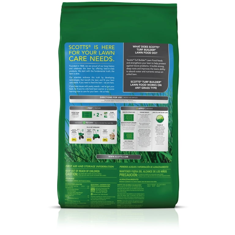 Scotts Turf Builder Lawn Fertilizer 5 000 sq. ft. 12.5 lbs