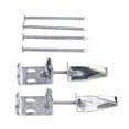 thumbnail image 1 of Perchas Ajustables Para Cuadros, Resistentes Hasta 100 Libras, Ganchos En Forma De J, Kit Para Colgar Espejos, Hierro Inoxidable, 10 Piezas Para Obras De Arte, 1 of 7