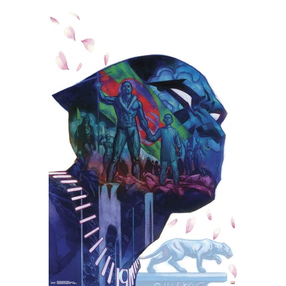 Marvel Comics - Black Panther - Rise of the Black Panther - Cover #1 Wall Poster, 22.375" x 34"
