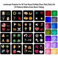 thumbnail image 3 of Minetom Halloween Christmas Projector Lights Outdoor 26 HD Effects (3D Ocean Wave + Patterns) Waterproof with Timer Landscape Lights for Indoor Holiday Christmas Night Disco Party, RGB + Multicolor, 3 of 8