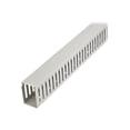 thumbnail image 1 of StarTech.com Open Slot Cable Management Raceway with Cover, 2"(50mm)W x 3"(75mm)H, 6.5ft(2m) length, 1/4"(8mm) Slots, PVC Network Cable Hider Kit/Wall Wire Duct, Max 180 Cables, UL Listed - UL94 V0, M1 Fire Rated (CBMWD5075) - Cable raceway - 6.6 ft - gray - TAA Compliant, 1 of 5