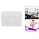 thumbnail image 3 of Caja de almacenamiento de algodón de limpieza Almohadilla de hisopo Recipiente con compartimento para decoración de uñas (Blanco) Likrtyny Cuidado Belleza, 3 of 9