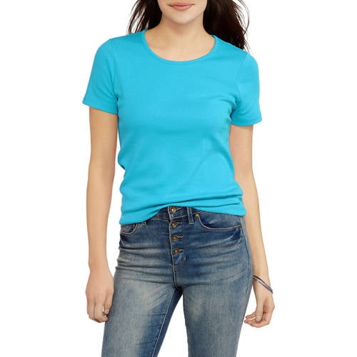 White Stag - Women's Essential Short Sleeve Scoopneck T-Shirt - Walmart ...