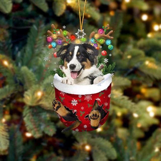 RYRDWP Funny Christmas Tree Decorations, Suitable For Dogs - Gifts For Dog Lovers - Christmas Decorations - Lovely Stockings Dog Christmas Tree