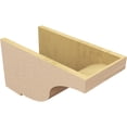 thumbnail image 5 of 10"W x 20"D x 10"H Wide Van Buren Rough Cedar Woodgrain TimberThane Corbel, Primed Tan, 5 of 6
