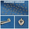thumbnail image 3 of HLONK 1Box 900 Pcs Silver Iron Split Rings Double Loop Jump Ring 4mm 5mm 6mm 7mm 8mm 10mm Chainmail Link for Jewelry Making, 3 of 6