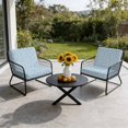 thumbnail image 6 of Outdoor Patio Cushion Covers 4 Pack Light Blue Eucalyptus Leaves Patio Chair Cushion Covers Botanical Vine Branches Farmhouse Waterproof Outdoor Seat Cushion Covers for Patio Furniture 24"x24", 6 of 9