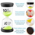 thumbnail image 4 of Colourful Hourglass Set With 6 Colours Hourglass Set 1 Min/3 Min/5 Min/10 Min/15 Min/30 Minutes Decoration Timer, Timer, Glass, Timer -gsl, 4 of 5