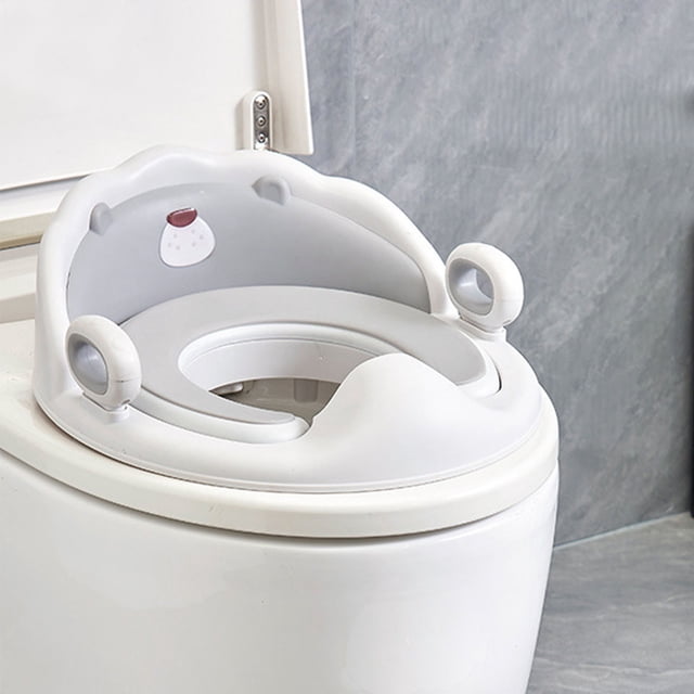 Asiento De Entrenamiento Para Ir Al Baño Para Niños Pequeños, Asiento Para Ir Al Baño Para Niños Pequeños, Agarre Cómodo, Color Gris, Evita Resbalones Para El Baño