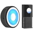 thumbnail image 1 of Wireless Doorbell, USB Powered IP55 Waterproof Doorbell with Night Light, 5 Level Volume, 58 Door Bell Chime & Colorful LED FlashBlack, 1 of 4