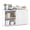 White, variant on Costway Kitchen Storage Cabinet Sideboard Buffet Cupboard Wood Sliding Door Pantry Gray