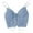 Sky Blue, variant on ibuvkizy Women's Lace Bra,Casual Lace Up Sleeveless Spaghetti Strap Zip Back Crop Camisole Underwear Vest