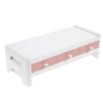unbranded 1Pc Plastic PC Monitor Stand Home Computer Elevated Shelf Chic Sundries Holder