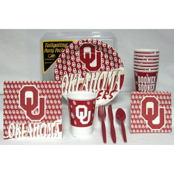 Oklahoma Sooners Party Supplies Pack 1