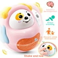 thumbnail image 4 of GRM Baby Toys, Roly Poly Toys for 3-12 Month Babies Developmental Tumblers for 1 2 3 Year Old Girls & Boys Early Educational Infant Teething Toys Puppy Shape with Small Bell, 4 of 7