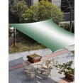 thumbnail image 3 of Sun Shade Sail 14x18Ft Abstract Ombre Hunter Green and White Gradient Uv Block Sunshade Canopy Outdoor Shade Cover Rectangle Shade Cloth For Patio Garden Yard Deck Pergola, 3 of 6