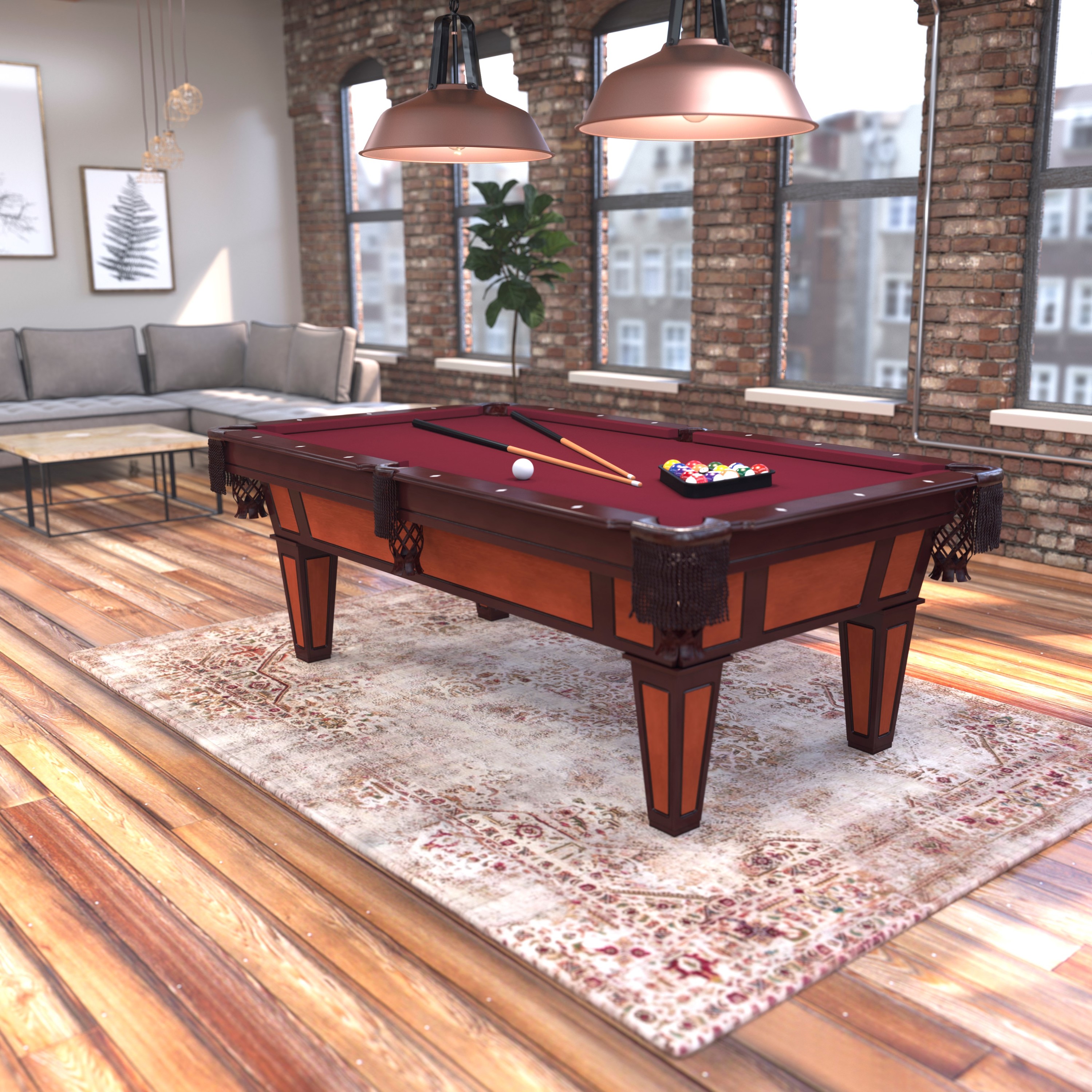 Fat Cat Reno 7.5' Pool Table with Pool Cues and Accessories - image 12 of 13