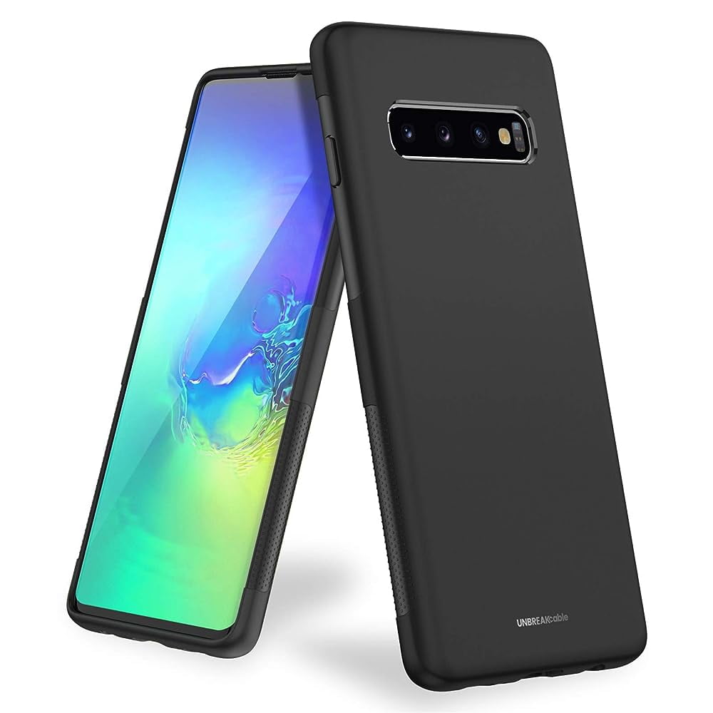 UNBREAKcable Samsung Galaxy S10 Case, Ultra Thin Frosted TPU Silicone Shockproof & Non-Slip & Anti-Fingerprint Phone Case for Galaxy S10
