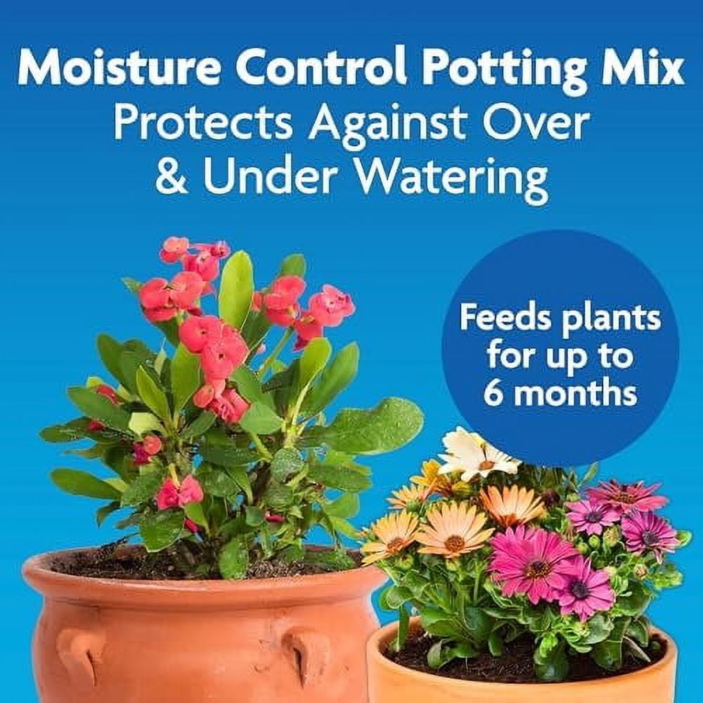 Miracle-Gro Moisture Control Potting Mix for Outdoor and Indoor Plants, 16 qt. 2-Pack