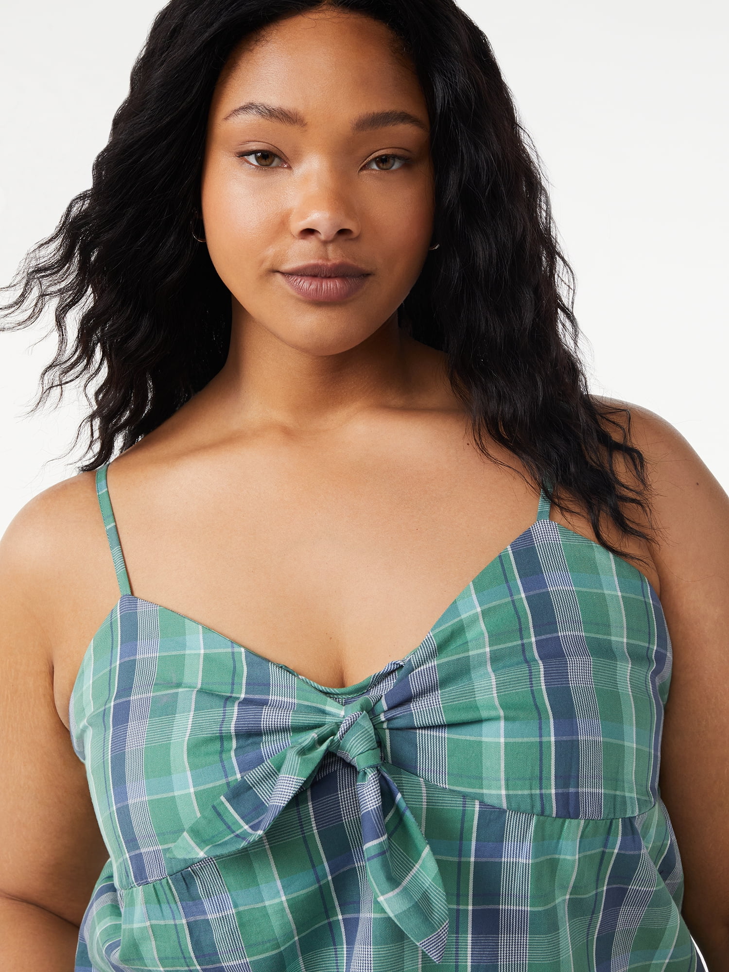 Free Assembly Women's Tank Top with Tie Front