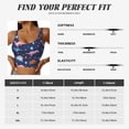 thumbnail image 5 of Uemuo Dinosaur Pattern Women's Sports Bra - High Impact Support, Breathable, and Comfortable Athletic Bra for Running, Yoga, and Workouts, 5 of 9
