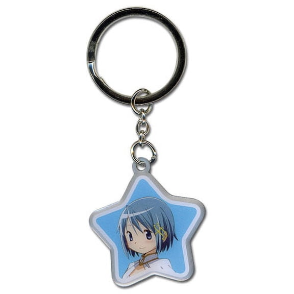 Madoka Magica Movie Sayaka Metal Keychain