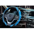 thumbnail image 2 of Funda de cuero para volante de coche - Universal (37-38 cm), transpirable y antideslizante, 2 of 5
