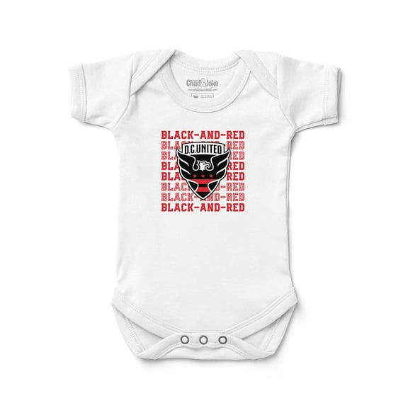 Newborn & Infant Chad & Jake White D.C. United Retro Bodysuit