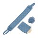 thumbnail image 2 of Depurador de espalda exfoliante para hombres y mujeres, conjunto de guantes de baño con bola de esponja de ducha de limpieza profunda portátil de viaje, 2 of 8