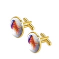 thumbnail image 2 of Jellyfish Elegant Stainless Steel Cufflinks Set for Formal Attire - for Business Meetings and Weddings, 2 of 6