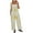 Yellow, variant on IROINNID Suspender Jumpsuit For Women Full-Length Summer Backless Loose Jumpsuit