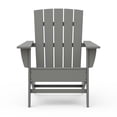 thumbnail image 4 of Better Homes & Gardens by POLYWOOD Southlake Outdoor Modern Adirondack Chair, All-Weather HDPE, Patio Seat, Slate Grey, 4 of 12