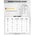 thumbnail image 6 of Women's Cropped Puffer Jacket Long Sleeve Lightweight Quilted Winter Jacket Packable Coats, 6 of 6