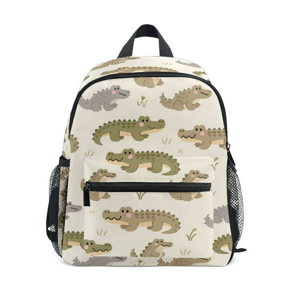 ALAZA Cartoon Alligators School Backpack Small Bookbag Mini Bags