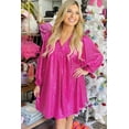 thumbnail image 3 of U.Vomade 'Flamboyant Leopard Mini Dress - Bold Red Collar, Trendy Babydoll', 3 of 8