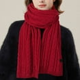 thumbnail image 4 of Extra Long Knit Scarf for Men and Women Soft Warm Winter Fashion Accessory, 4 of 7