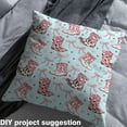 thumbnail image 2 of jejeloiu Western Cowgirl Boots Fabric (3 Yards) Kawaii Bow Pink Blue Sewing Decor, 2 of 6