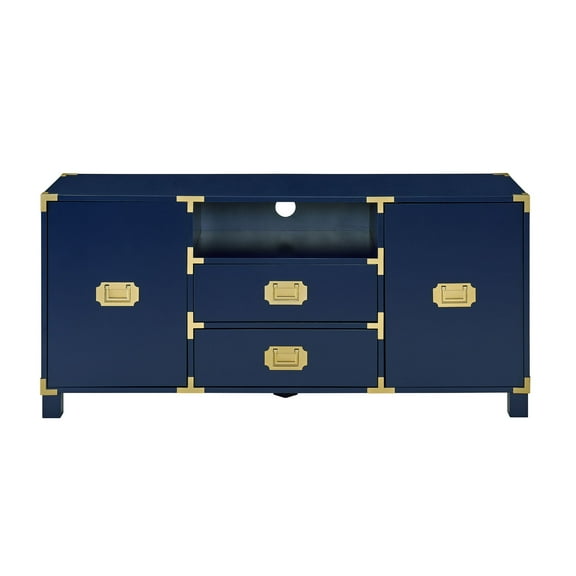 Campaign Entertainment Center Console - Navy