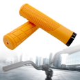 thumbnail image 1 of 2x empuñaduras de manillar de bicicleta cubierta de barra de ciclismo de repuesto de absorción de impacto suave para Amarillo, 1 of 8