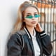 thumbnail image 3 of Flame Sunglasses Rimless Flame Shaped Sun Glasses, 3 of 3