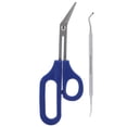 thumbnail image 2 of Elderly Toenail Scissors, Curved End Prevent Ingrown Toenails Long Handle Toenail Clippers With Toenail File For Nail Shop For Household, 2 of 8