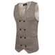 thumbnail image 5 of Traje de Chaleco Cruzado de Lana Para Hombre Chaleco de Negocios Retro Odeerbi ODB-6, 5 of 9