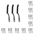 thumbnail image 2 of Injueey 3pieces Easy To Clean Gap Cleaning Clean Easy To Brush Brush Gap Cleaning Bathroom Bathroom Cleaning Brush Gap 10piezas, 2 of 6