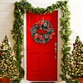 thumbnail image 4 of Christmas Decoration Wreath Door Hanging Christmas Scene Arrangement Wall Hanging Decoration, 4 of 6